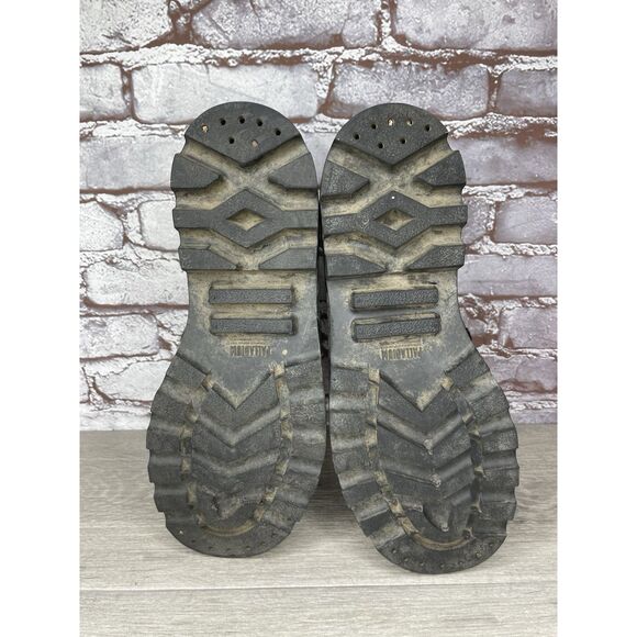 Palladium Black Canvas Fabric Turn Down Lace Up Combat Boots Men Sz 12M US/46EU - Picture 9 of 16